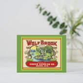 Carte Postale Wolf Brook Wisconsin (Debout devant)