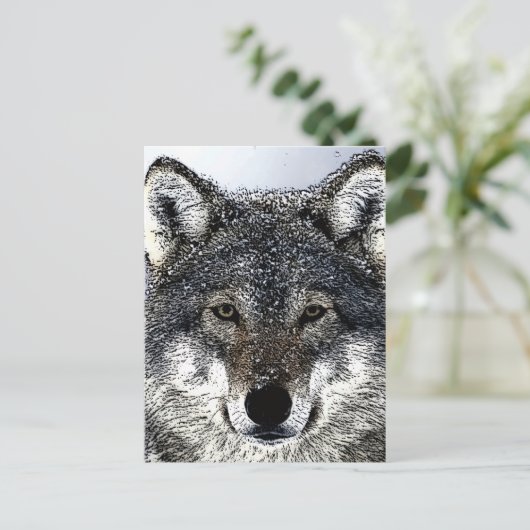 Carte Postale Wolf Eyes (Debout devant)
