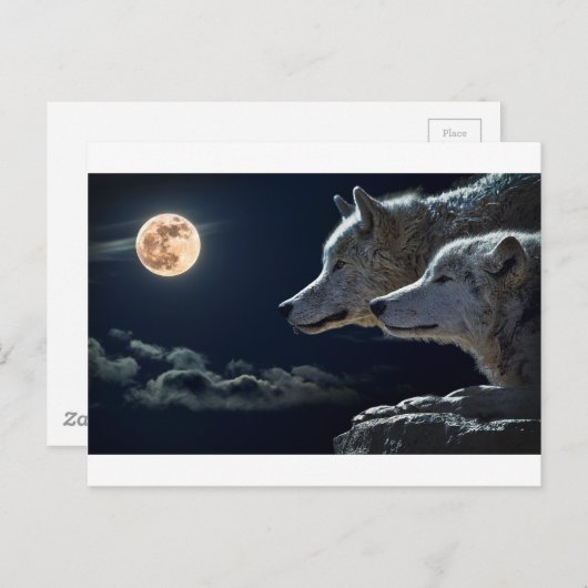 Carte Postale Wolf Gifts (Devant / Derrière)
