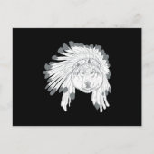 Carte Postale Wolf Headdress (Devant)