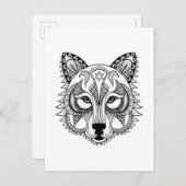 Carte Postale Wolf inspiré (Devant / Derrière)