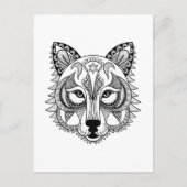 Carte Postale Wolf inspiré (Devant)