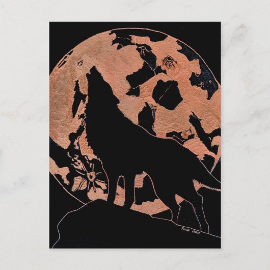 Carte Postale Wolf Moon (Devant)