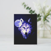Carte Postale Wolf & Moon (Debout devant)
