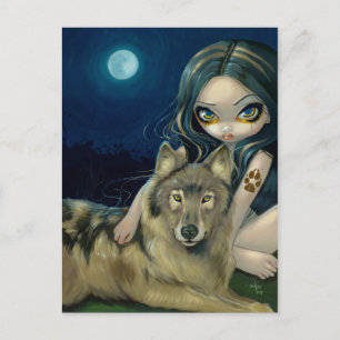 Carte postale "Wolf Moon"