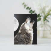 Carte Postale Wolf & Moon (Debout devant)