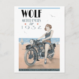 Carte postale Wolf Motorcycles