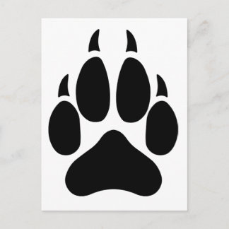 Carte Postale Wolf Paw