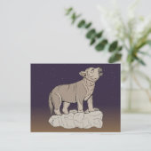 Carte Postale Wolf Pup Howling (Debout devant)