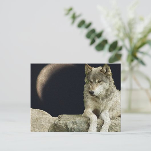 Carte Postale Wolf Relaxant (Debout devant)