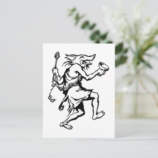 Carte Postale Wolf Shaman (Debout devant)