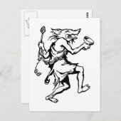 Carte Postale Wolf Shaman (Devant / Derrière)