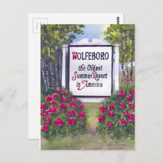 Carte postale Wolfeboro NH (Devant / Derrière)