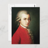 Carte Postale Wolfgang Amadeus Mozart (Devant / Derrière)
