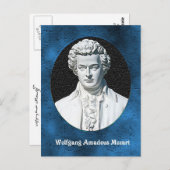 Carte postale Wolfgang Amadeus Mozart (Devant / Derrière)