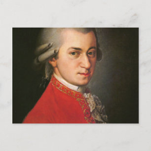 Carte Postale Wolfgang Mozart