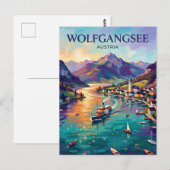 Carte Postale Wolfgangsee Autriche (Devant / Derrière)