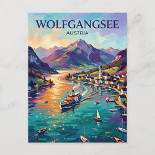 Carte Postale Wolfgangsee Autriche