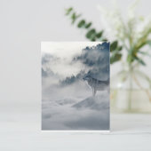 Carte Postale Wolfs Winter Art Photo (Debout devant)