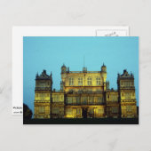 Carte Postale Wollaton Hall, Nottingham, Angleterre, Royaume-Uni (Devant / Derrière)