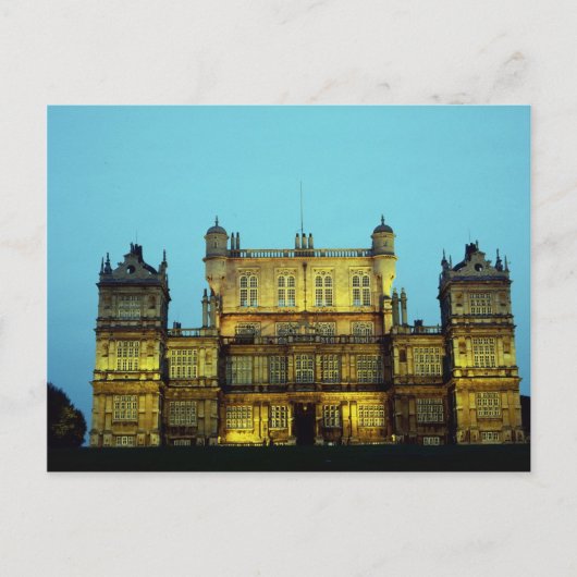Carte Postale Wollaton Hall, Nottingham, Angleterre, Royaume-Uni (Devant)