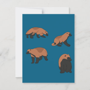 Carte Postale Wolverines