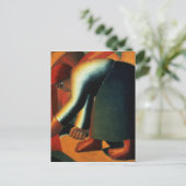 Carte Postale Woman Cutting, vers 1900 (Debout devant)