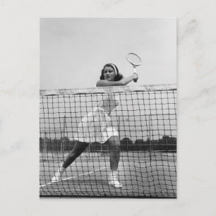 Carte Postale Woman playing tennis