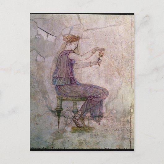 Carte Postale Woman Pouring Perfume into a Phial (Devant)