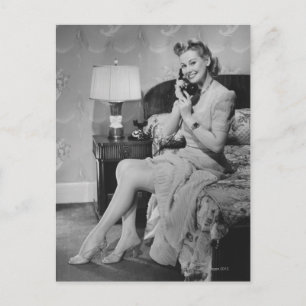 Carte Postale Woman Talking