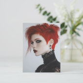 Carte Postale Woman With Red Hair (Debout devant)