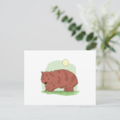 Carte Postale Wombat (Debout devant)