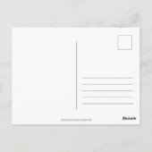 Carte Postale Wombat Australie Red Santa Hat Joyeux Noël (Dos)