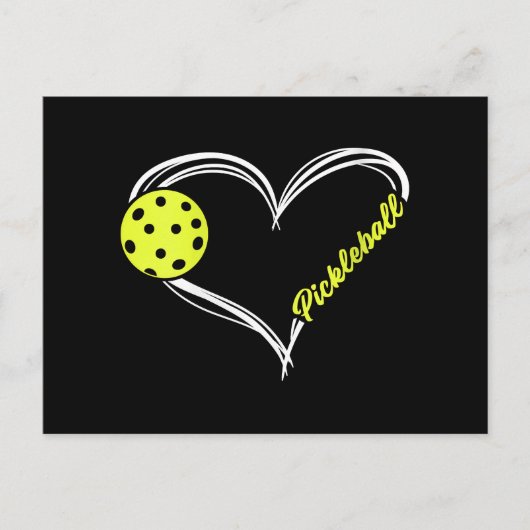 Carte Postale Womens Love Pickleball - mignon match de picklebal (Devant)