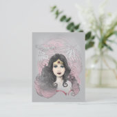 Carte Postale Wonder Femme Aigle et arbres (Debout devant)