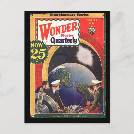 Carte Postale Wonder Stories Quarterly v04 n02 (1933-Wi.Stellar) (Devant)