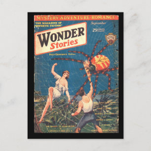 Carte Postale Wonder Stories v02 n04 (1930-09.Stellar)_Pulp Art