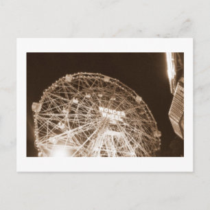 Carte postale Wonder Wheel at Night (Coney Island,