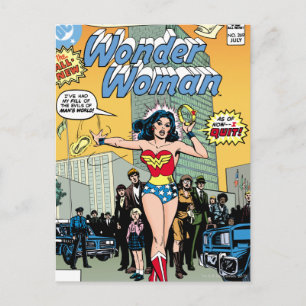 Carte Postale Wonder Woman avec Pat Carbine