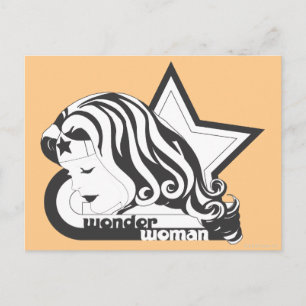 Carte Postale Wonder Woman B&W Star