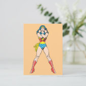 Carte Postale Wonder Woman Bras Croisés (Debout devant)