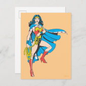 Carte Postale Wonder Woman Cape (Devant / Derrière)