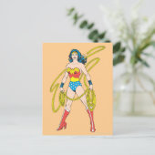 Carte Postale Wonder Woman détient Lasso 5 (Debout devant)