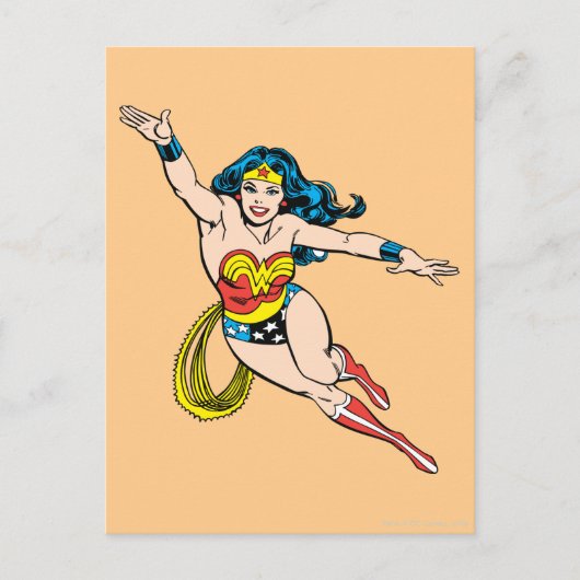 Carte Postale Wonder Woman Flying Forward (Devant)