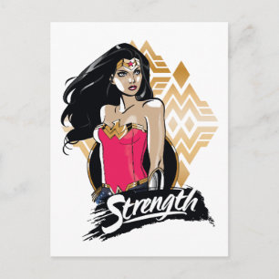 Carte Postale Wonder Woman Force