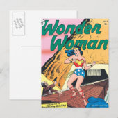 Carte Postale Wonder Woman Invisible Trail (Devant / Derrière)
