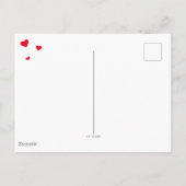 Carte Postale Wonder Woman | Joyeuse Saint-Valentin (Dos)