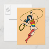 Carte Postale Wonder Woman Lasso de la vérité (Devant / Derrière)