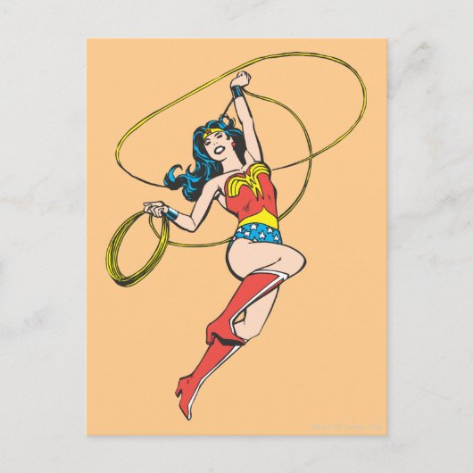Carte Postale Wonder Woman Lasso de la vérité (Devant)