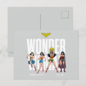 Carte Postale Wonder Woman Legends Forever Graphic (Devant / Derrière)